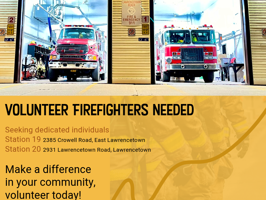 Volunteer Firefighters Needed